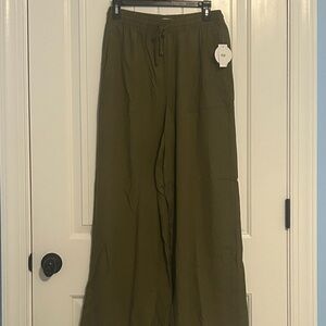 dip Olive Green Straight Leg Pants